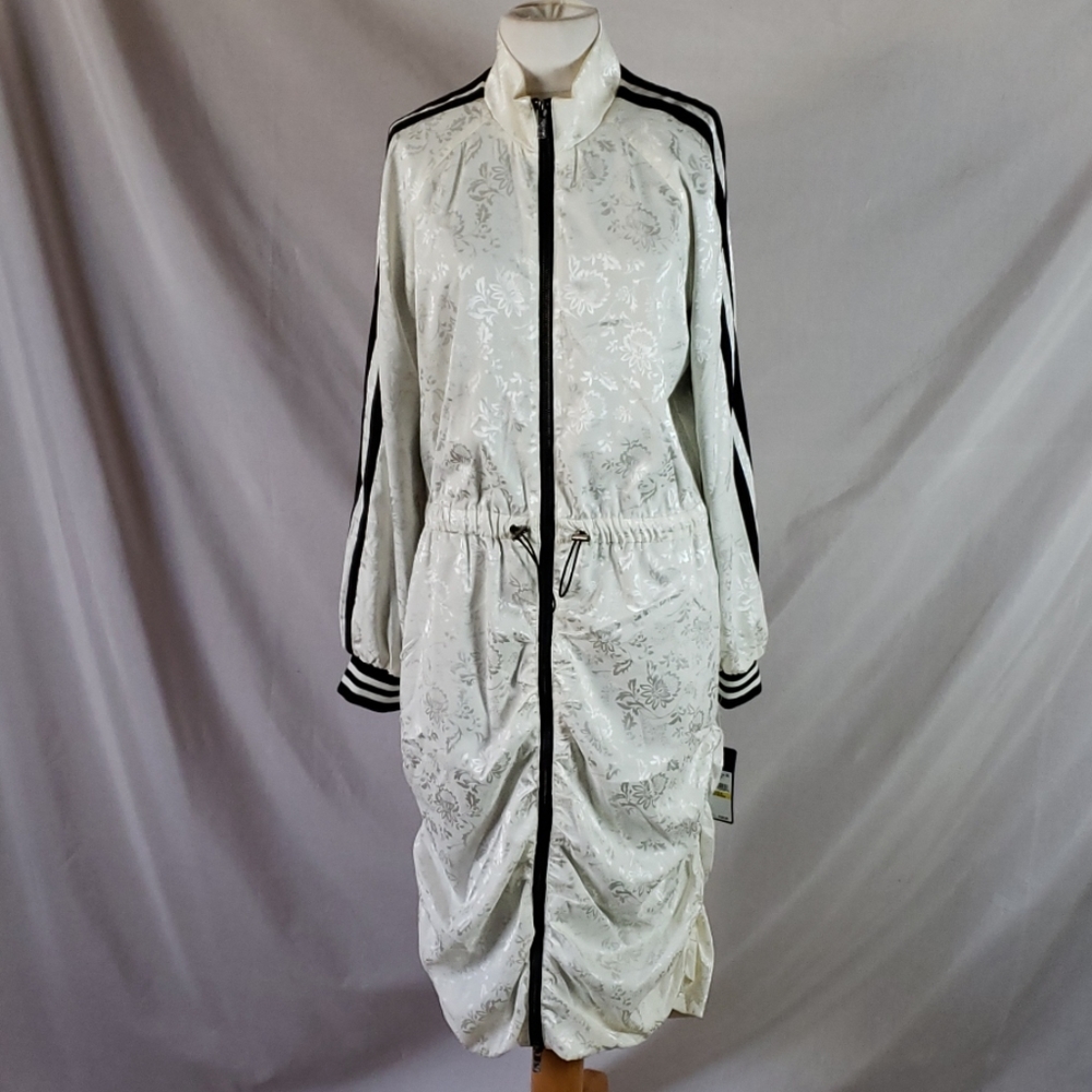New Rachel Roy Shawna Satin  Jacquard Anorak